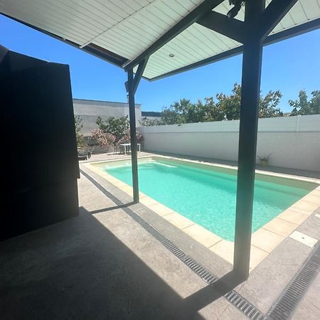Superbe Appartement Avec Piscine Et Spa Privatif Villeneuve-les-Beziers Bagian luar foto