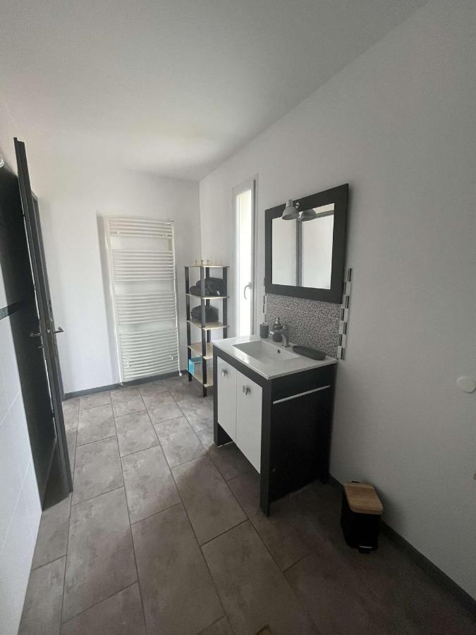 Superbe Appartement Avec Piscine Et Spa Privatif Villeneuve-les-Beziers Bagian luar foto